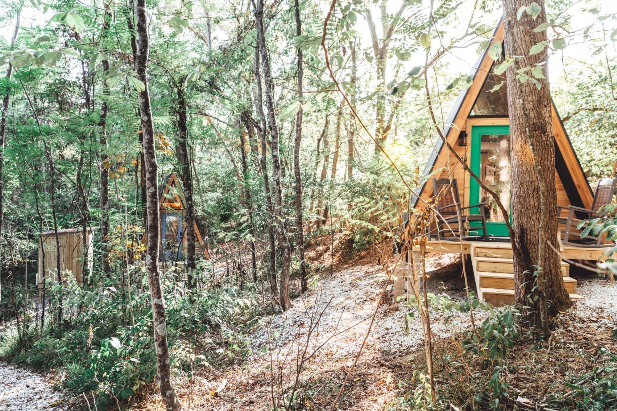RockbridgeBlue Brambler Glamping A-Frameアパートメント エクステリア 写真